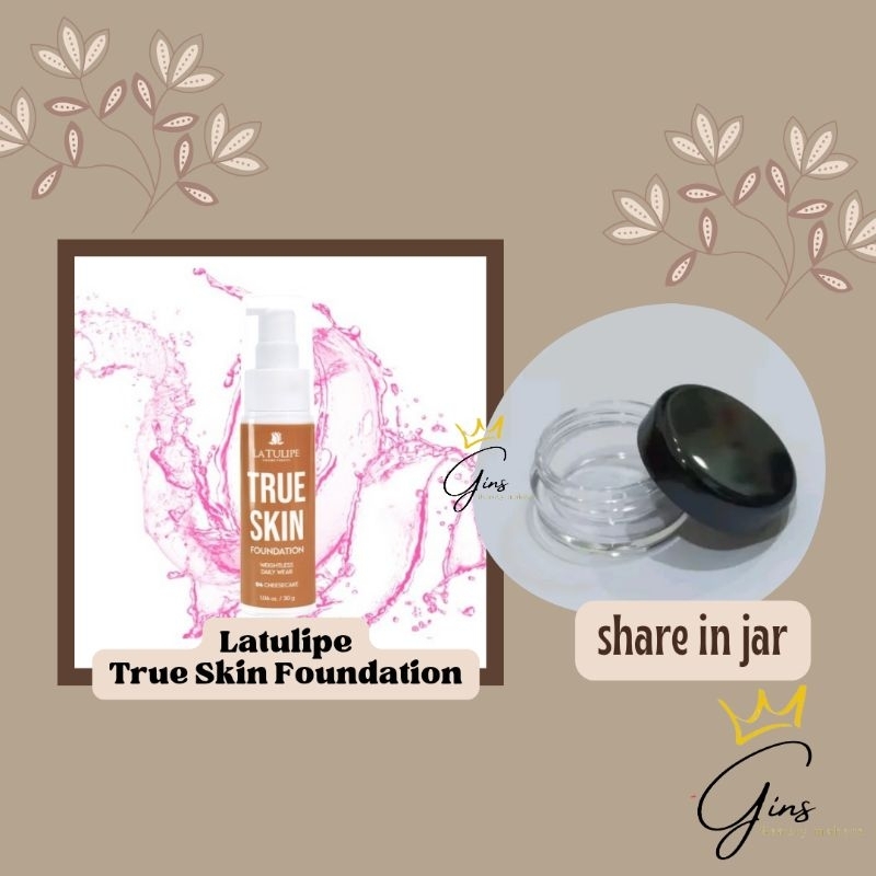 ✨ Gins ✨ La Tulipe True Skin Foundation SHARE IN JAR