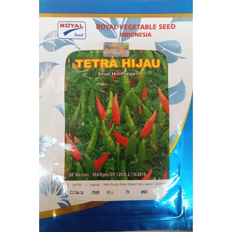 

CABE RAWIT TETRA HIJAU 350S & 10 GRAM