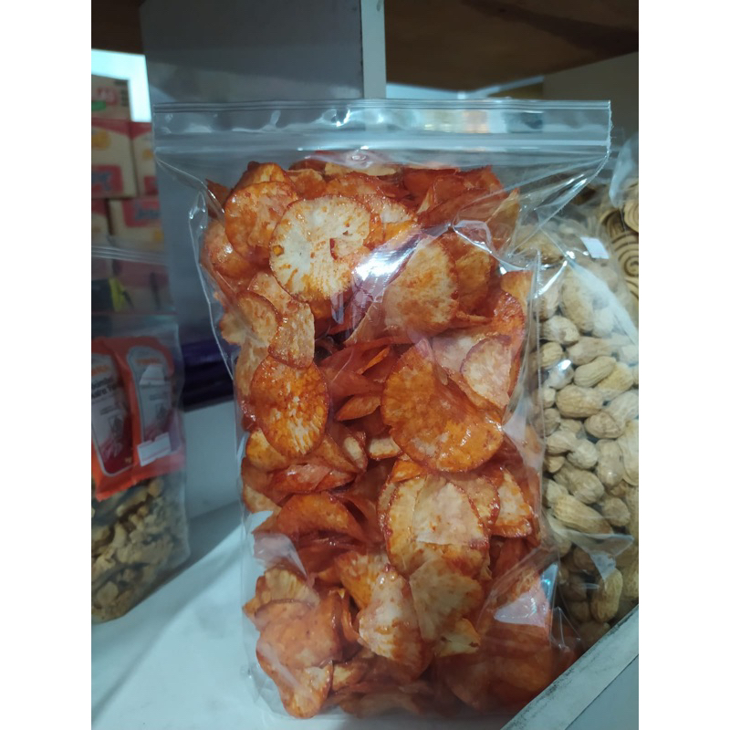 

aneka jajan repack Singkong rujak 300 gram