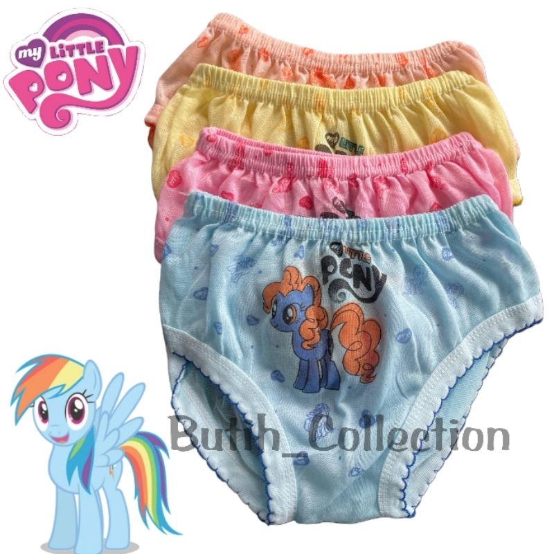 12 pcs Celana Dalam Anak "Little Pony"