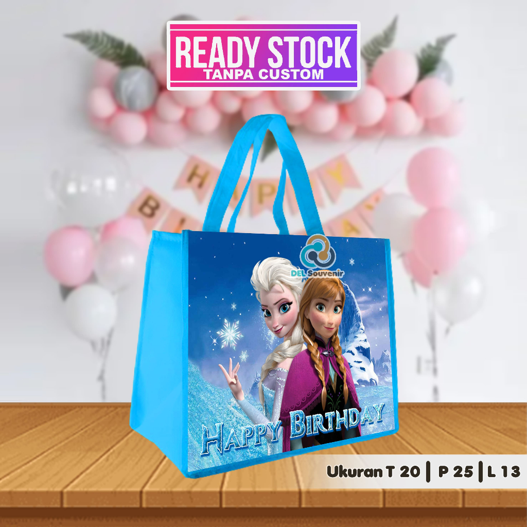 

READY STOCK SIAP KIRIM !! TAS ULTAH ANAK / TAS ULTAH KARAKTER FROZEN ELSA / TAS SOUVENIR READY STOCK LANGSUNG KIRIM / TAS SOUVENIR ULANG TAHUN / GOODIE BAG ULTAH / TAS ULANG TAHUN