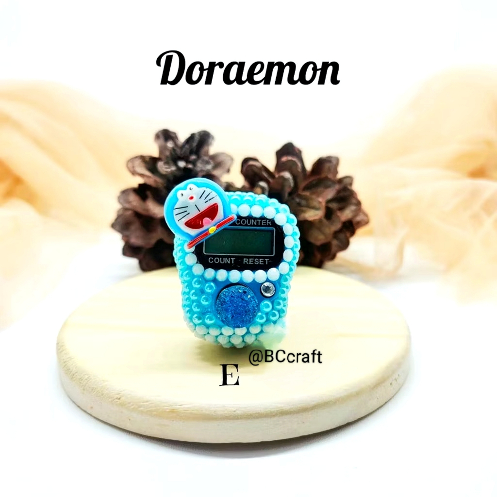 DORAEMON Tasbih digital Swarovski  tasbih digital mutiara tasbih digital cantik tasbih digital mini 