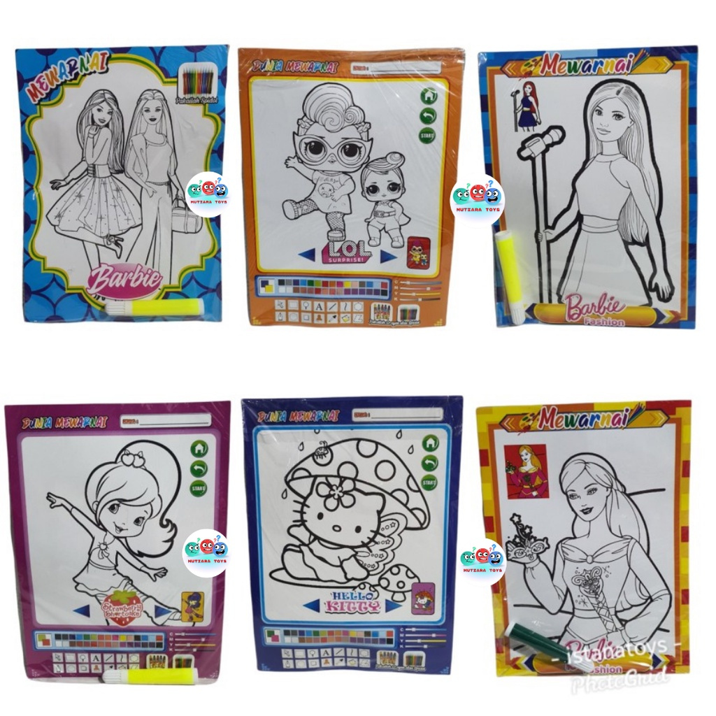 

MM Mainan Mewarnai Spidol Warna