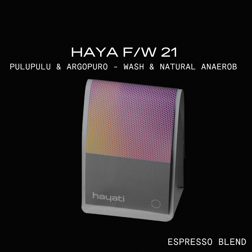 

HAYA F/W 21 | BLEND | NATURAL - WASH | SPECIALTY COFFEE ESPRESSO 100gr/200gr