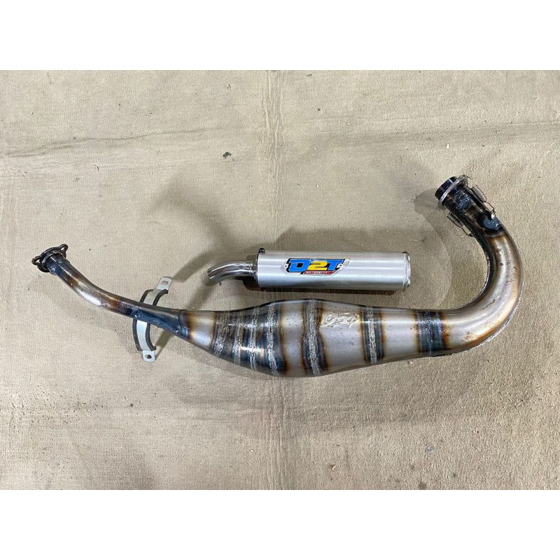 Knalpot D2T Original Jogja 125Z RXZ Tiara Yamaha toch Underbone Kolong Galvanis Almu Original Racing