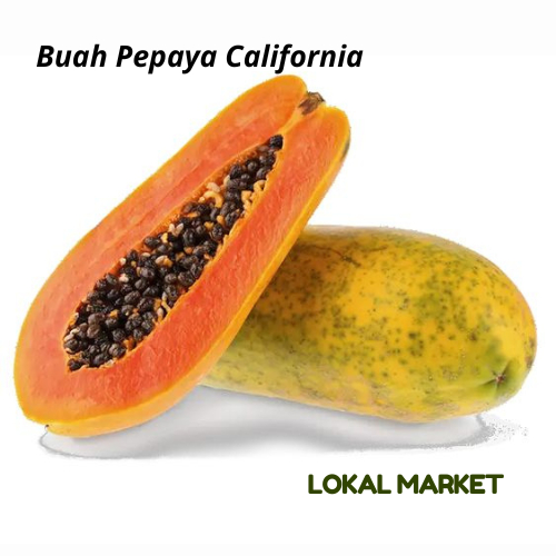 

Lokal Market | Buah Pepaya California 1buah 1,3kg-1,4kg
