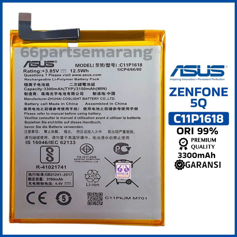 Baterai Batre Battery Asus Zenfone 5Q C11P1618 New