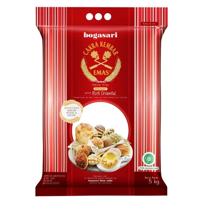 

Bogasari Tepung Cakra Kembar Emas 5kg