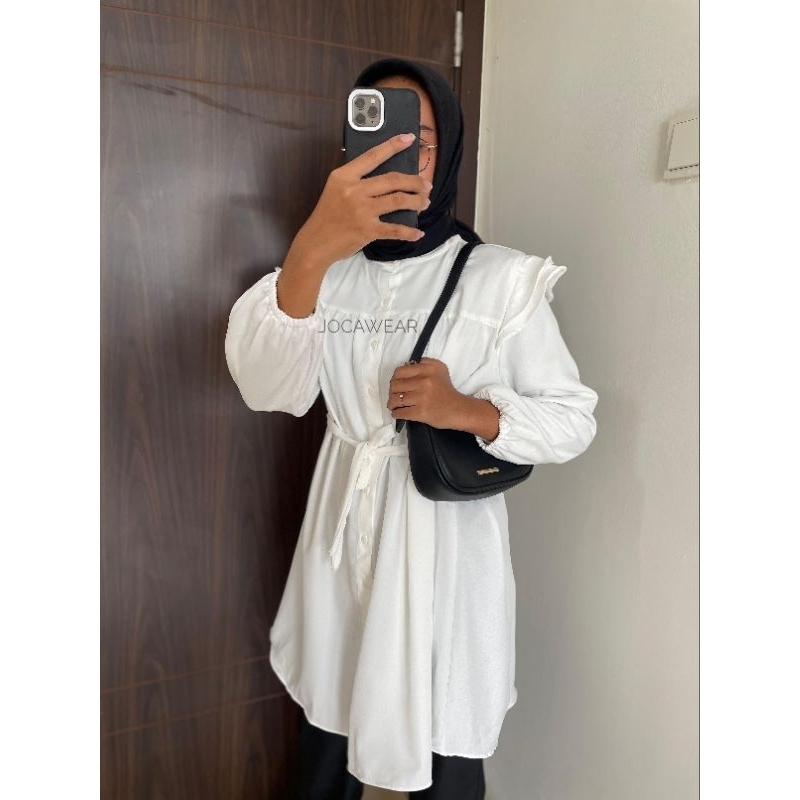 KIARA Tunik | Tunik Muslim Syakilla Premium LD 115cm Jumbo