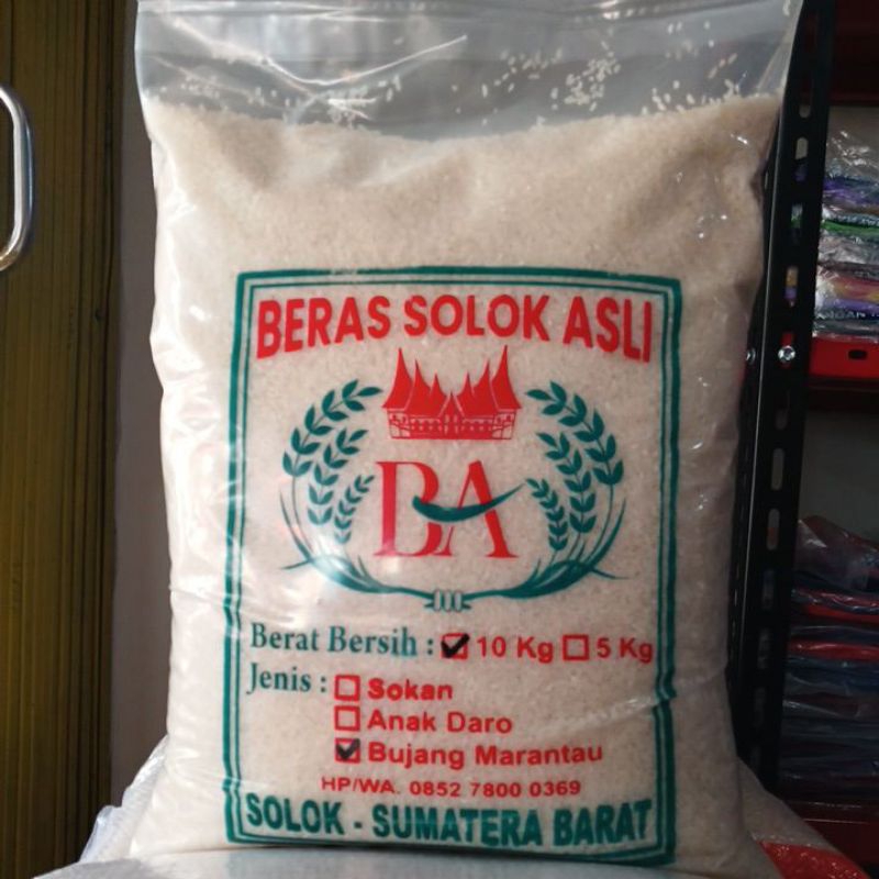 

BERAS SOLOK BUJANG MARANTAU 5Kg dan 10KG