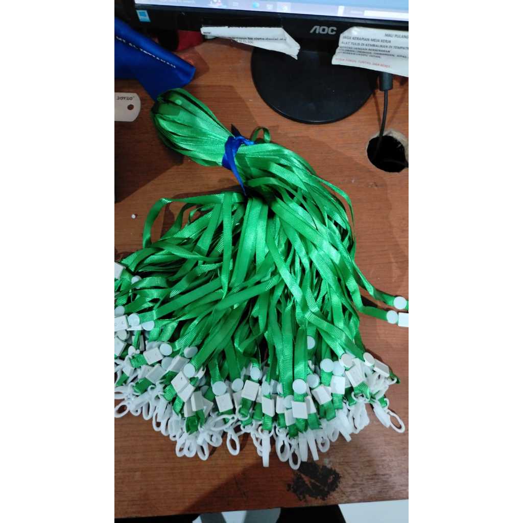 

kuat tali id card redy,tali lanyard, tali name tag