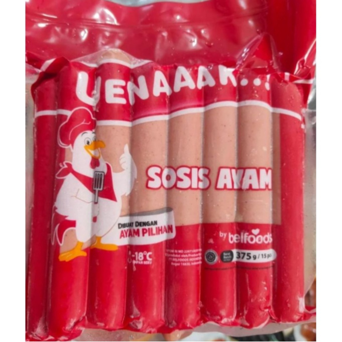 

BELFOODS Sosis Ayam 345gr 15pcs