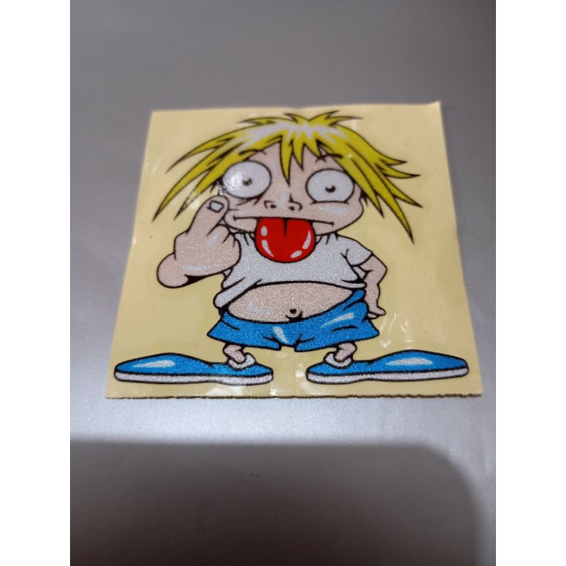 

stiker gambar anak ngejek