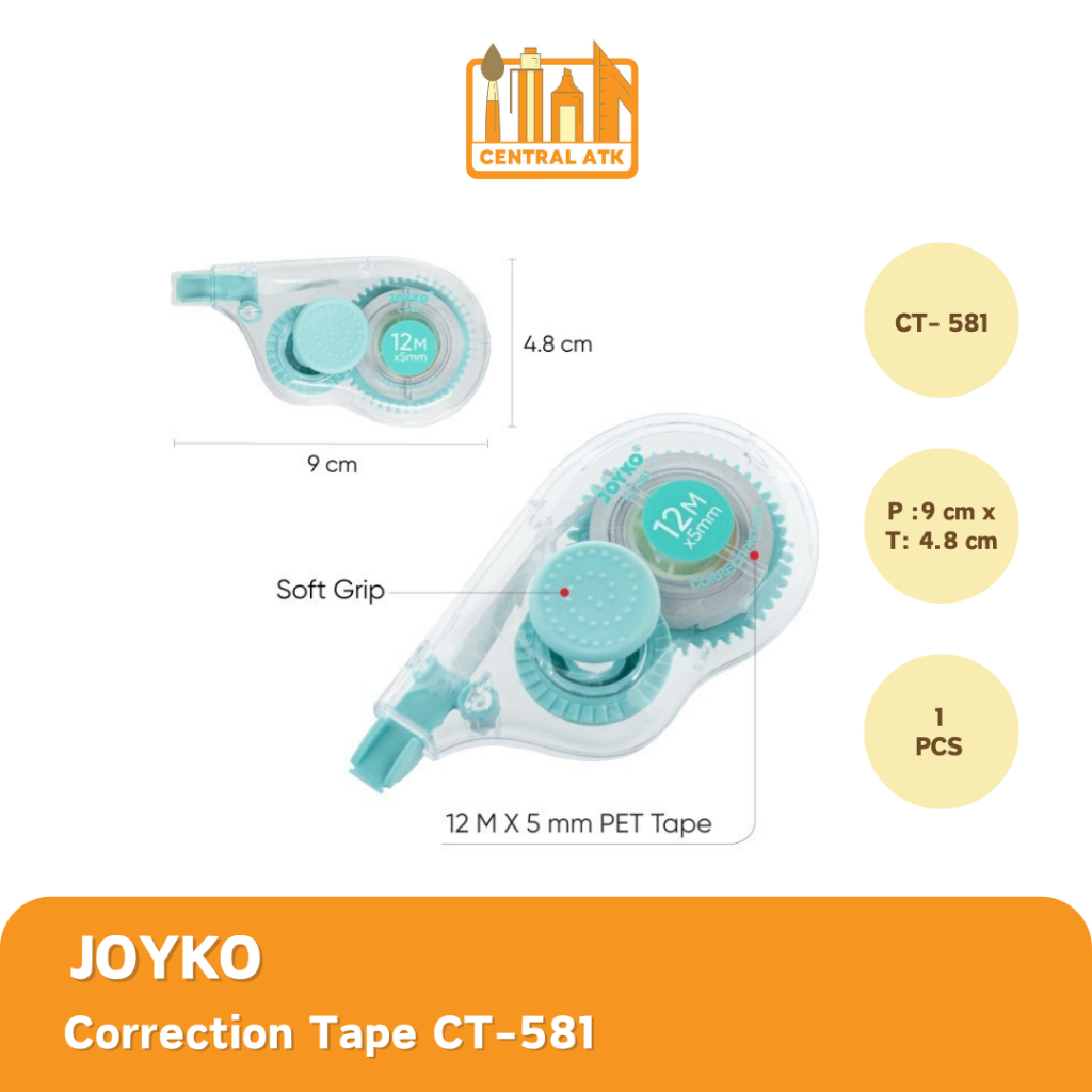 

STIPO CORRECTION TAPE CT-581 12MTR JOYKO