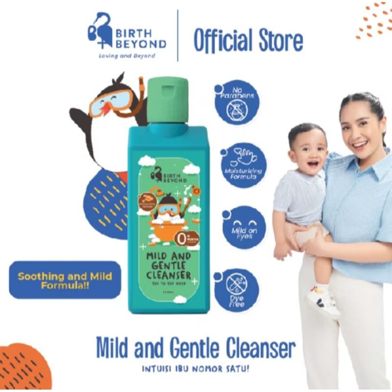 BIRTH BEYOND MILD AND GENTLE CLEANSER TOP TO TOE WASH