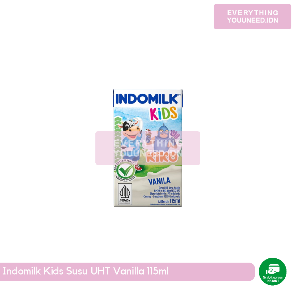 

Indomilk Kids Susu UHT Vanilla115ml