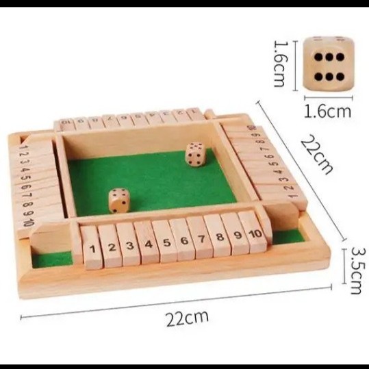 Shut The Box Board Game