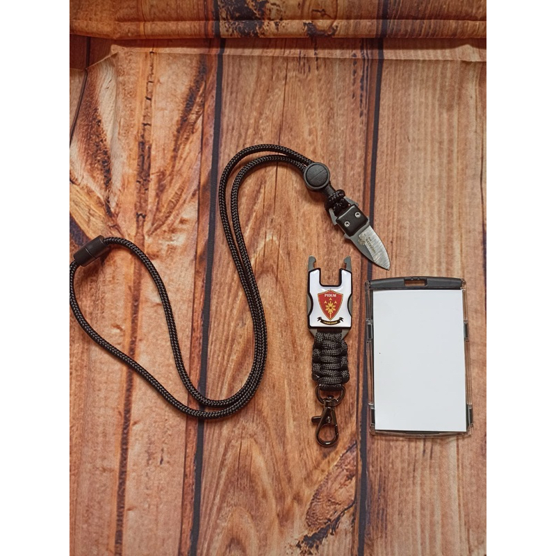

Tali lanyard id card model tactical custom logo