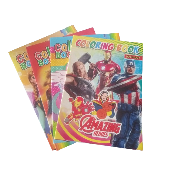 

Coloring book A4 | Buku mewarnai A4 | MESADS