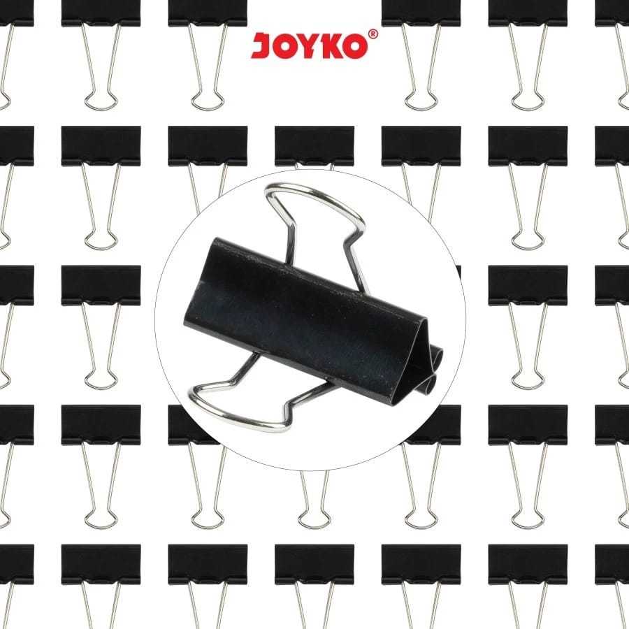 

[PCS] PENJEPIT KERTAS/BINDER KLIP/BINDER CLIP NO.107 JOYKO