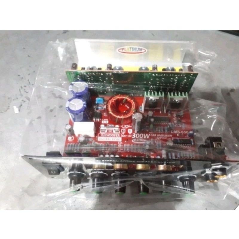 DMS650 PANEL MP3 KIT MOBIL 12VDC AKTIF SPEAKER STEREO SUBWOOFER