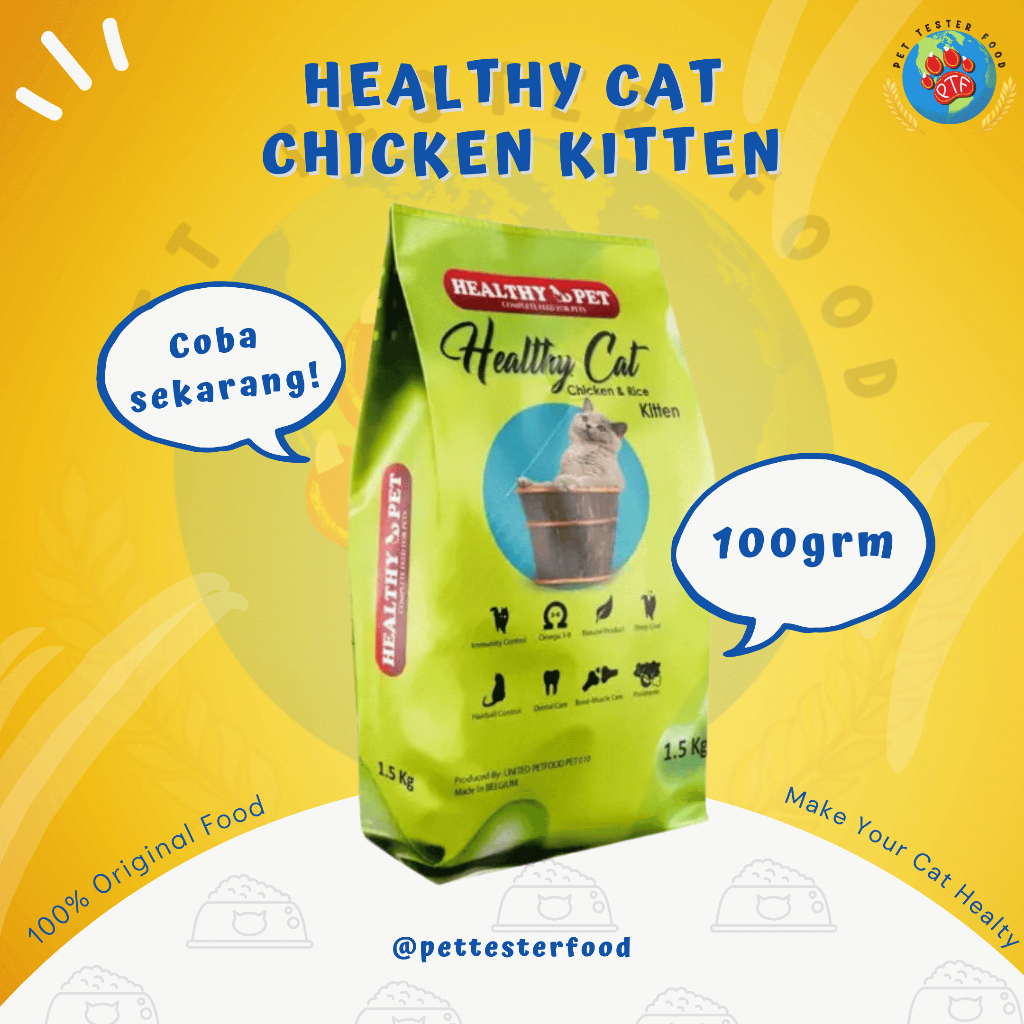 [TESTER/SHARING] Healthy Cat Chicken Kitten 100g