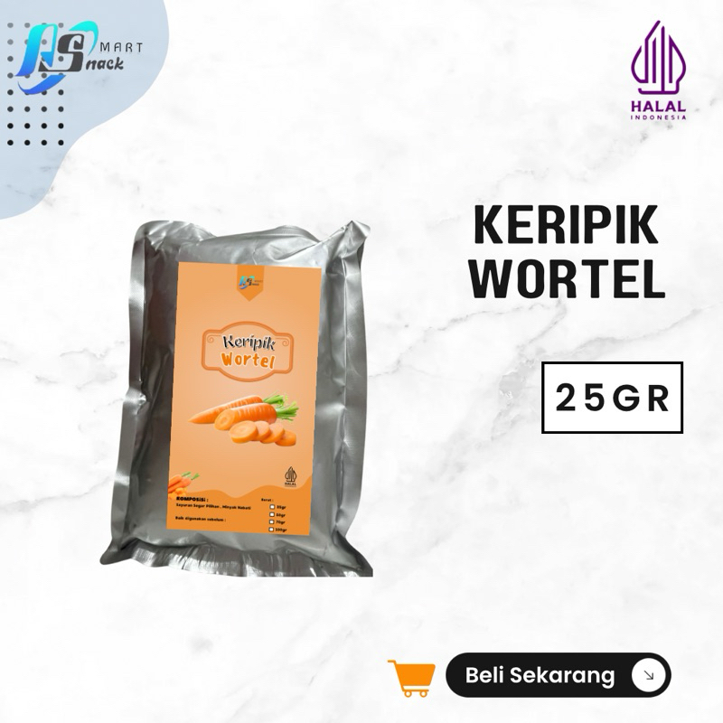 

ASMART KERIPIK SAYURAN 25GR BROKOLI WORTEL UBI MADU UBI UNGU PAPRIKA