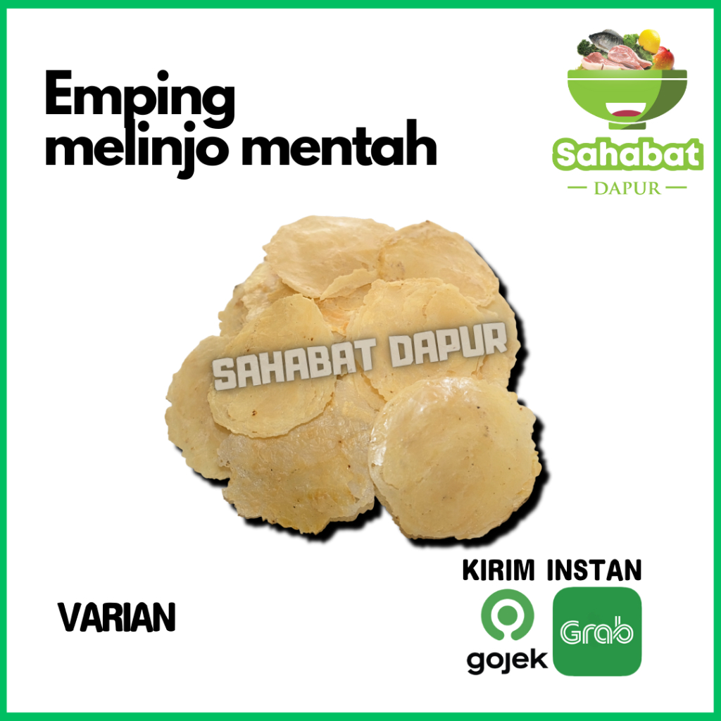 

Emping Menlinjo Mentah 250 Gram - Sahabatdapur