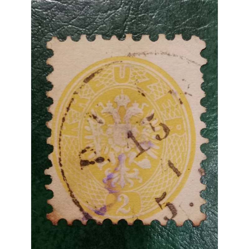 

Prangko Austria 2 Krezeur Tahun 1863-1864 USED
