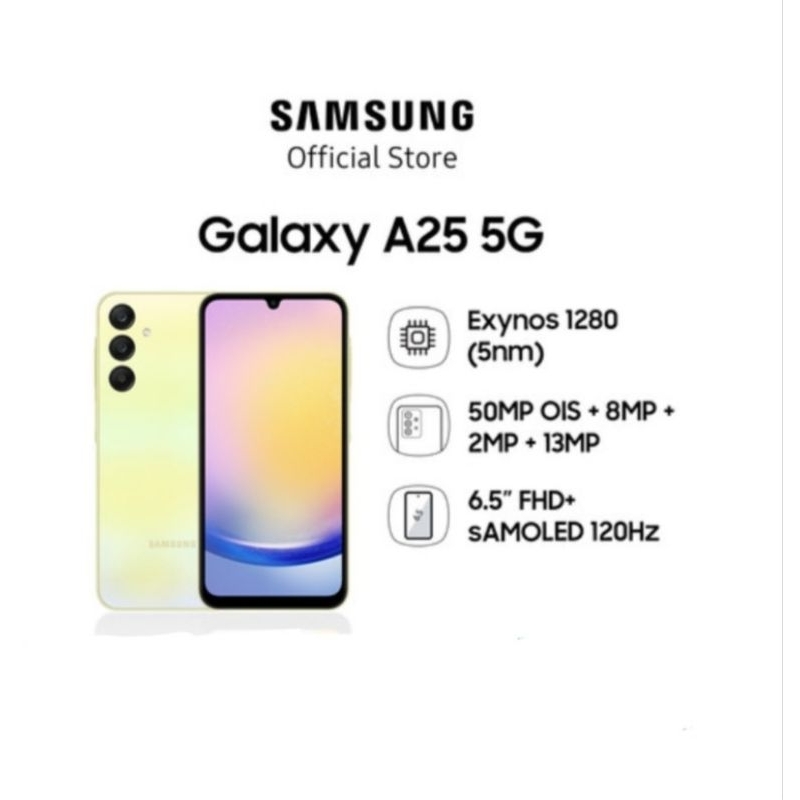 HP SAMSUNG GALAXY A25 5G 8/128 GB - SAMSUNG A 25 5G RAM 8GB ROM 128GB RESMI