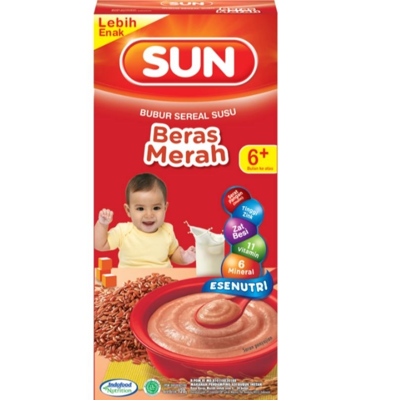 Sun bubur bayi beras merah