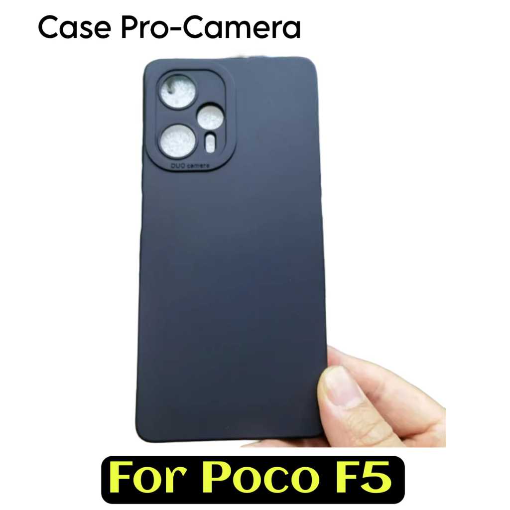 Case XIAOMI POCO F5/POCO M3/POCO M4 PRO 4G/POCO M5 Softcase Procamera silicon Matte Casing formasi