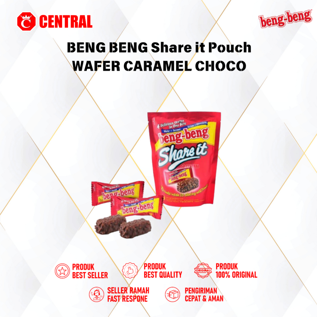 

BENG BENG Share it Pouch WAFER CARAMEL CHOCO isi 10pcs / Centralbandung