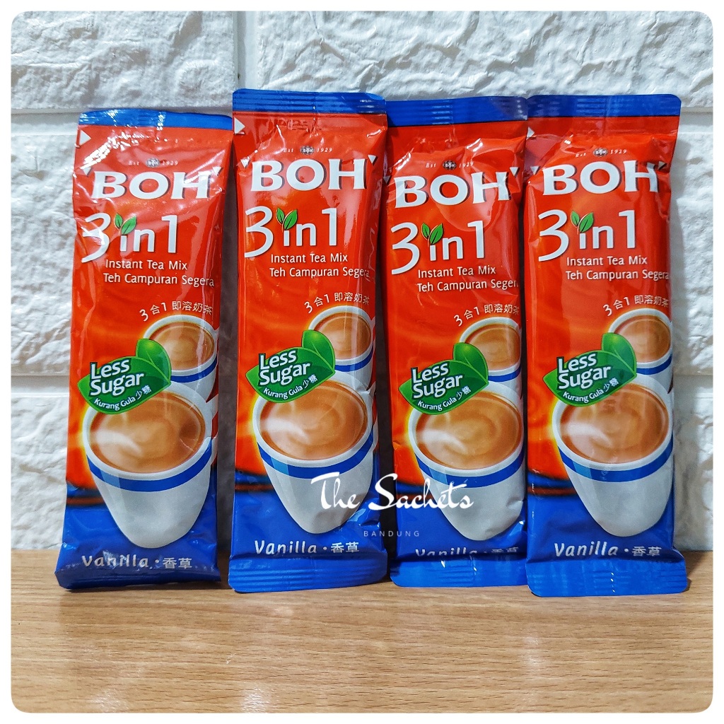 

BOH Instant Tea Mix 3in1 Vanilla Sachet