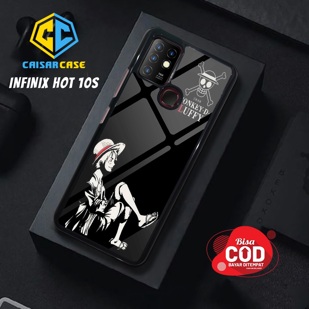 Case INFINIX HOT 10S Case Hp INFINIX HOT 10S Kaisarcase Motif [ Luffy ] Casing Hp Aesthetic Kesing H