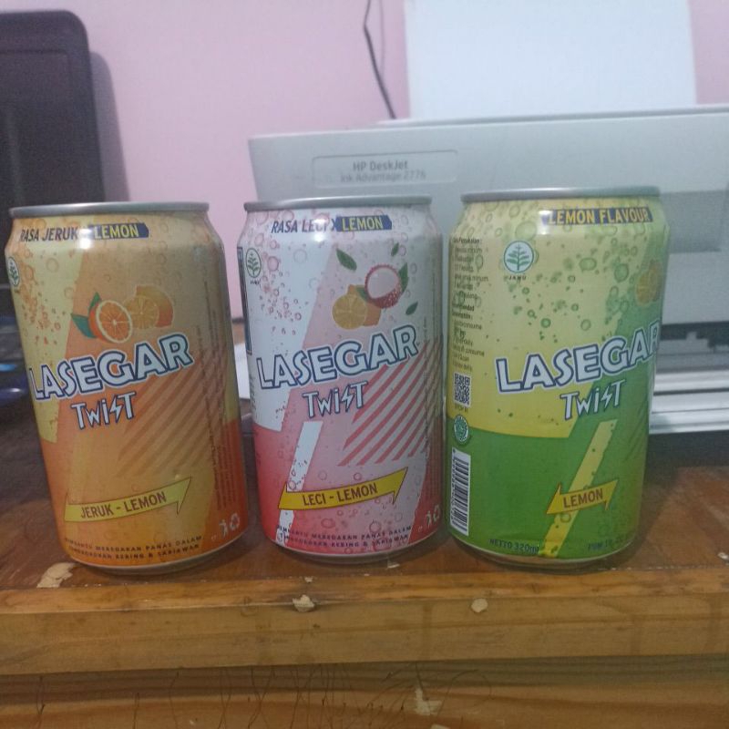 

NEW lasegar twist kaleng 320 gr buah soda nikmat