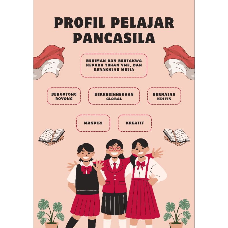 Cetak Poster Profil Pelajar Pancasila Keren