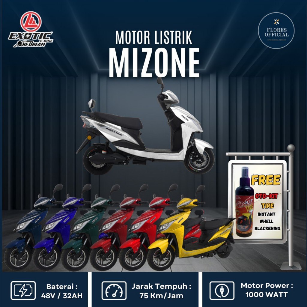 SEPEDA MOTOR LISTRIK MIZONE EXOTIC PACIFIC