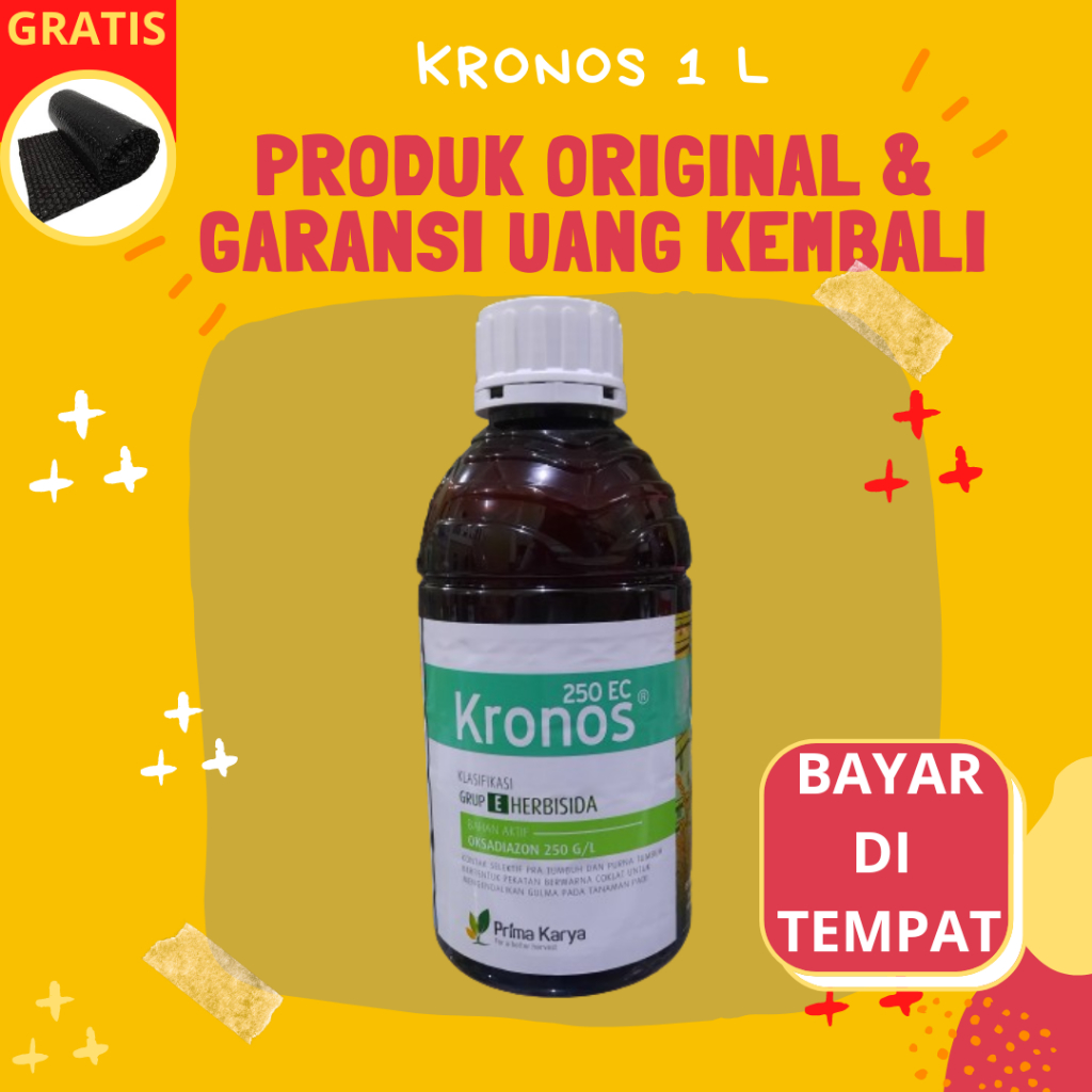 Herbisida Racun Pembeku Biji Pra Tumbuh Gulma Rumput Tanaman Padi KRONOS 1 L