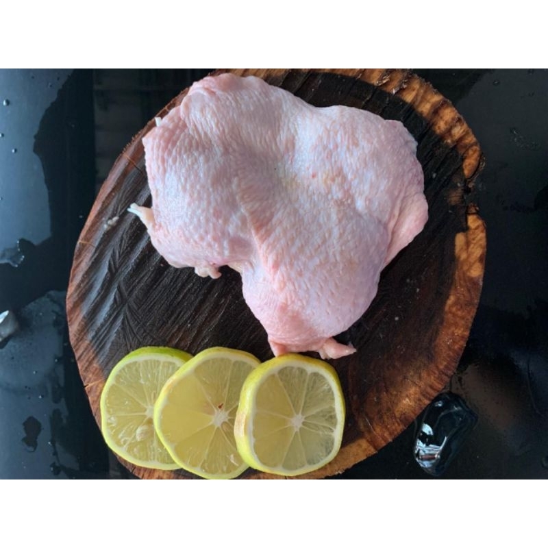 

BONELESS PAHA AYAM 1KG KULIT FILLET FRESH FROZEN PAHA AYAM KULIT TANPA TULANG FILLE