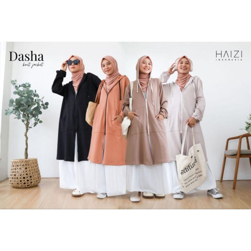 Dasha Knit | Jaket Knit | Jaket Syari | Jaket Muslimah