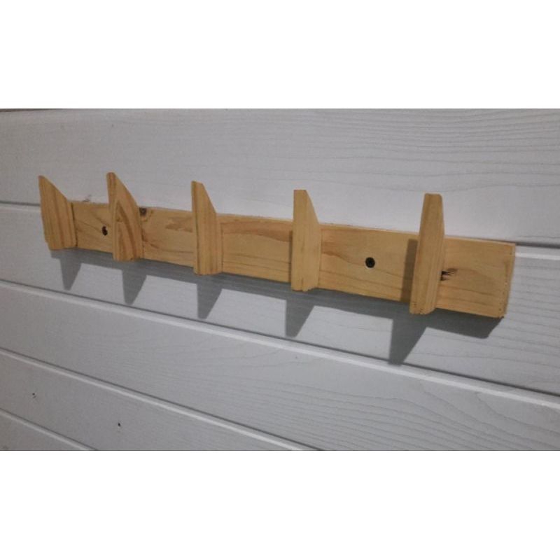 Ladder Hanger Kayu 4 Trap / Ladder Hanger 4 Anak Tangga / Ladder Hanger Kayu Jati Belanda / Rak