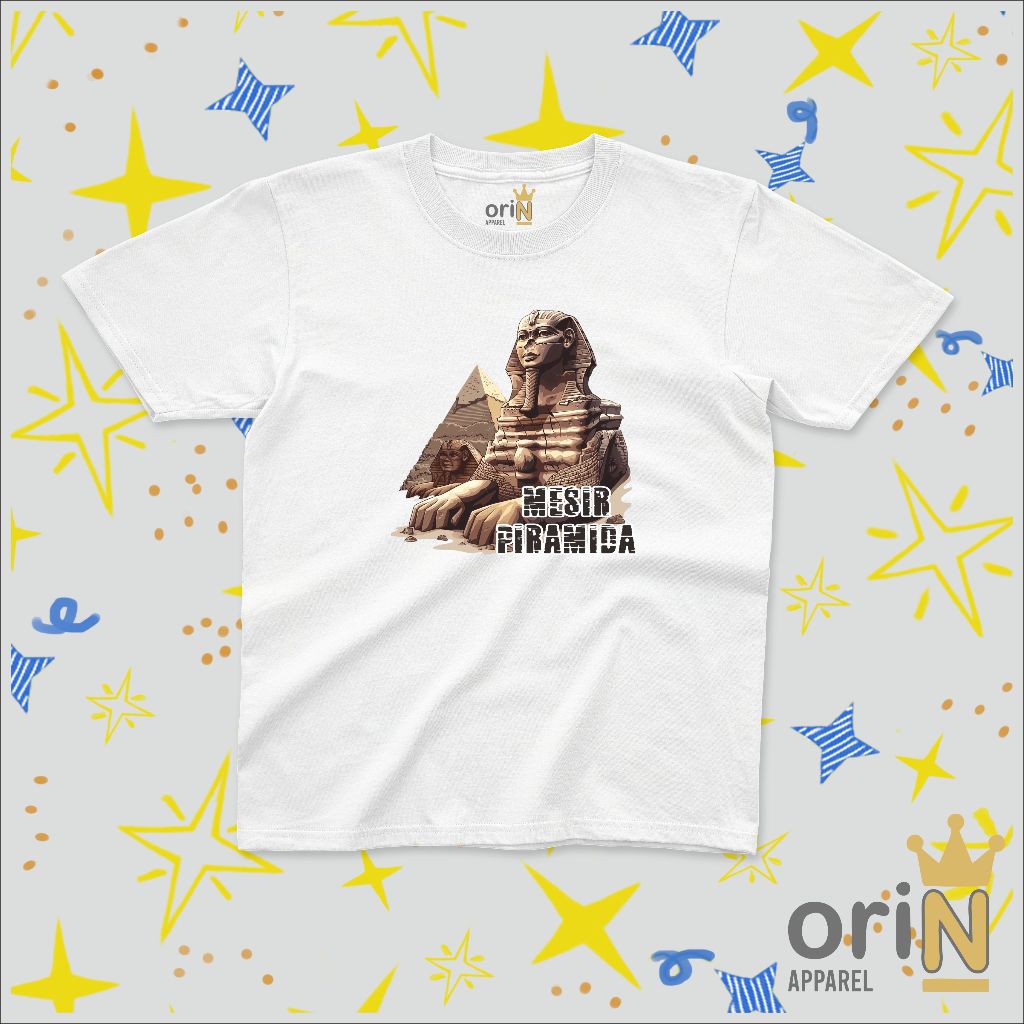 Baju Anak Pakaian Anak Kaos Distro MESIR PIRAMIDA