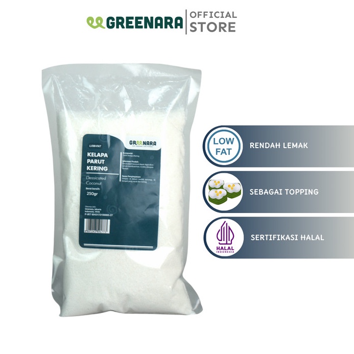 

Diskon 2 Akhir Pekan Kelapa Parut Kering 25gr Dessicated Coconut