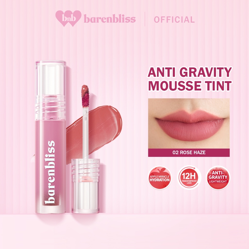 BARENBLISS APPLE MAKES ADORABLE MOUSSE TINT / BNB-LIPS