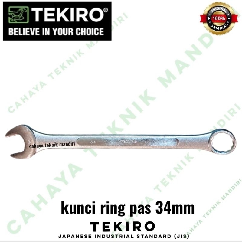 TEKIRO WR-CO0028 kunci ring pas ukuran 34 mm