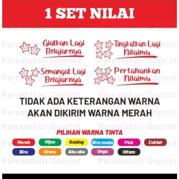 

Stempel Reward bintang