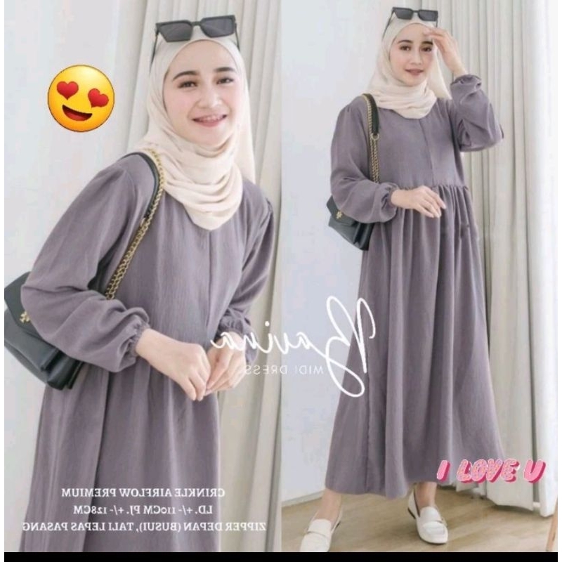 [ Flash Sale ] Nirmala Dress | Fashion Muslim Terbaru | Terlaris | Terpopuler
