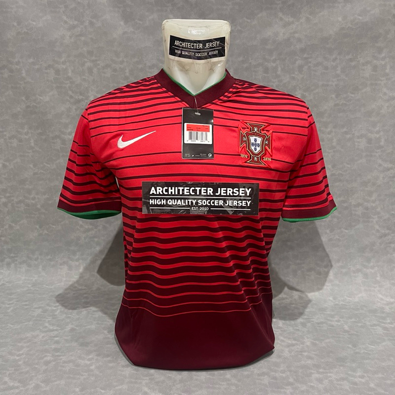 [WC2014] TOP GRADE THAILAND AAA+ Jersey Baju Bola Portugal Home World Cup WC Piala Dunia 2014 Vintag