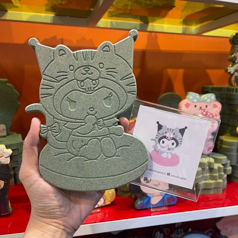 

WOODENGEM Kuromi DIY Wood Character Painting Kit Kayu Mewarnai Melukis Mainan Anak Hampers Souvenir